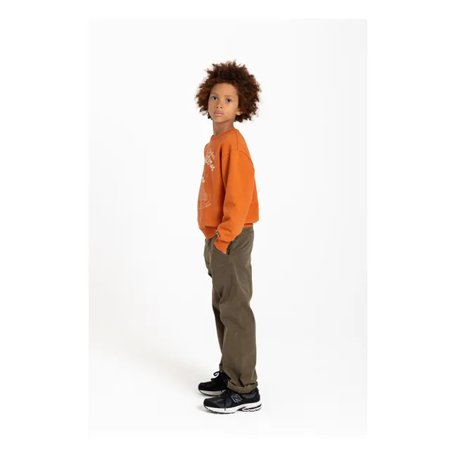 Sweat Ryde Spaghetti Coton Bio | Rouille