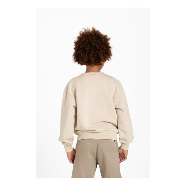 Sweat Ryde Godzilla Coton Bio | Blanc cassé