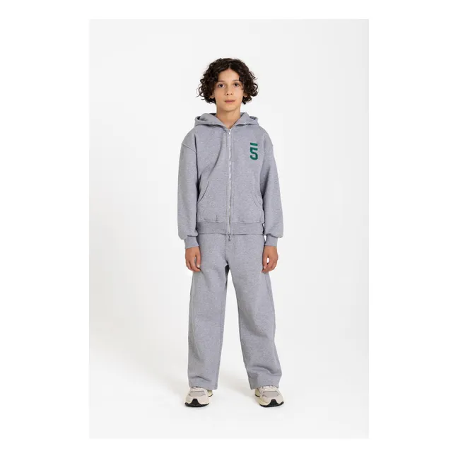 Jogger Renzo Coton Bio | Gris chiné