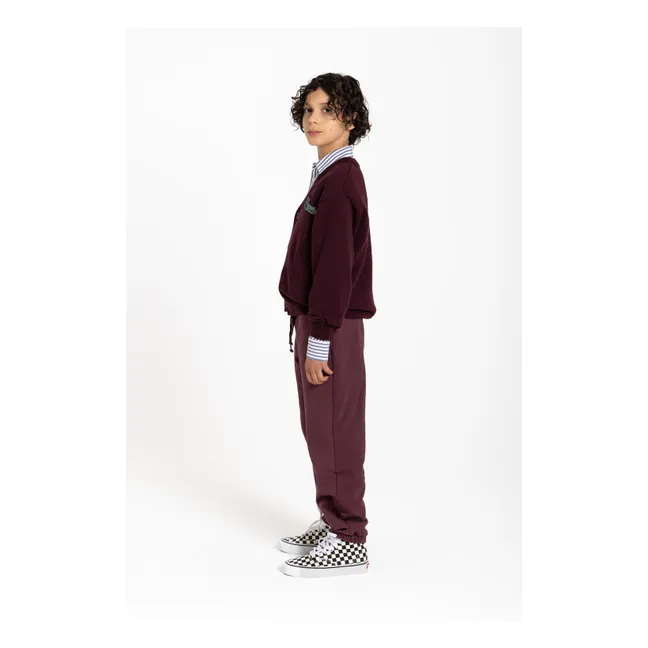 Jogger Race Coton Bio | Marron foncé