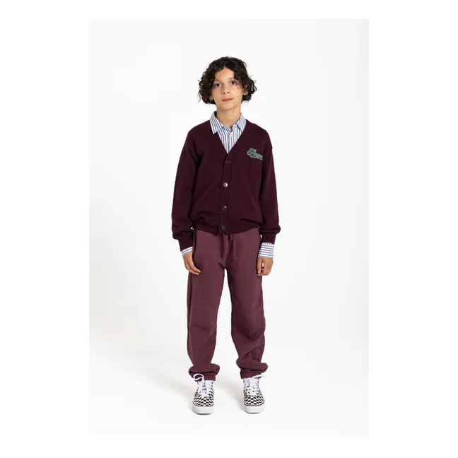 Jogger Race Coton Bio | Marron foncé
