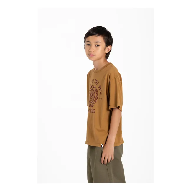 T-shirt King Coton Bio | Marron glacé