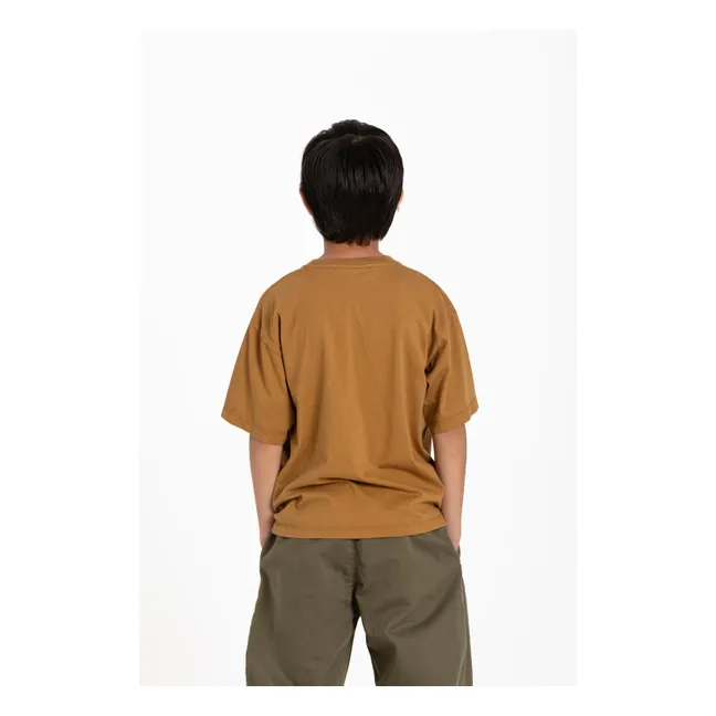 T-shirt King Coton Bio | Marron glacé