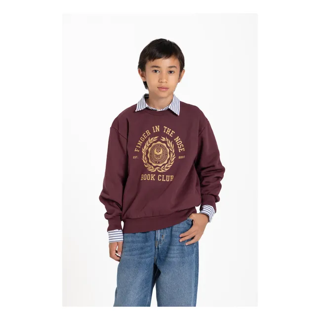 Sweat Blow Coton Bio | Marron foncé