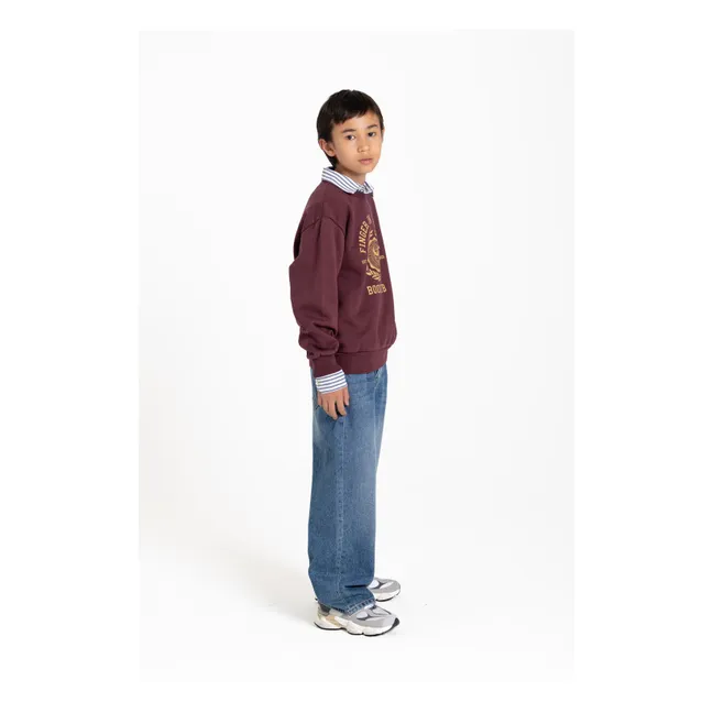 Sweat Blow Coton Bio | Marron foncé