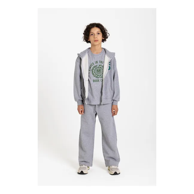 Jogger Renzo Coton Bio | Gris chiné