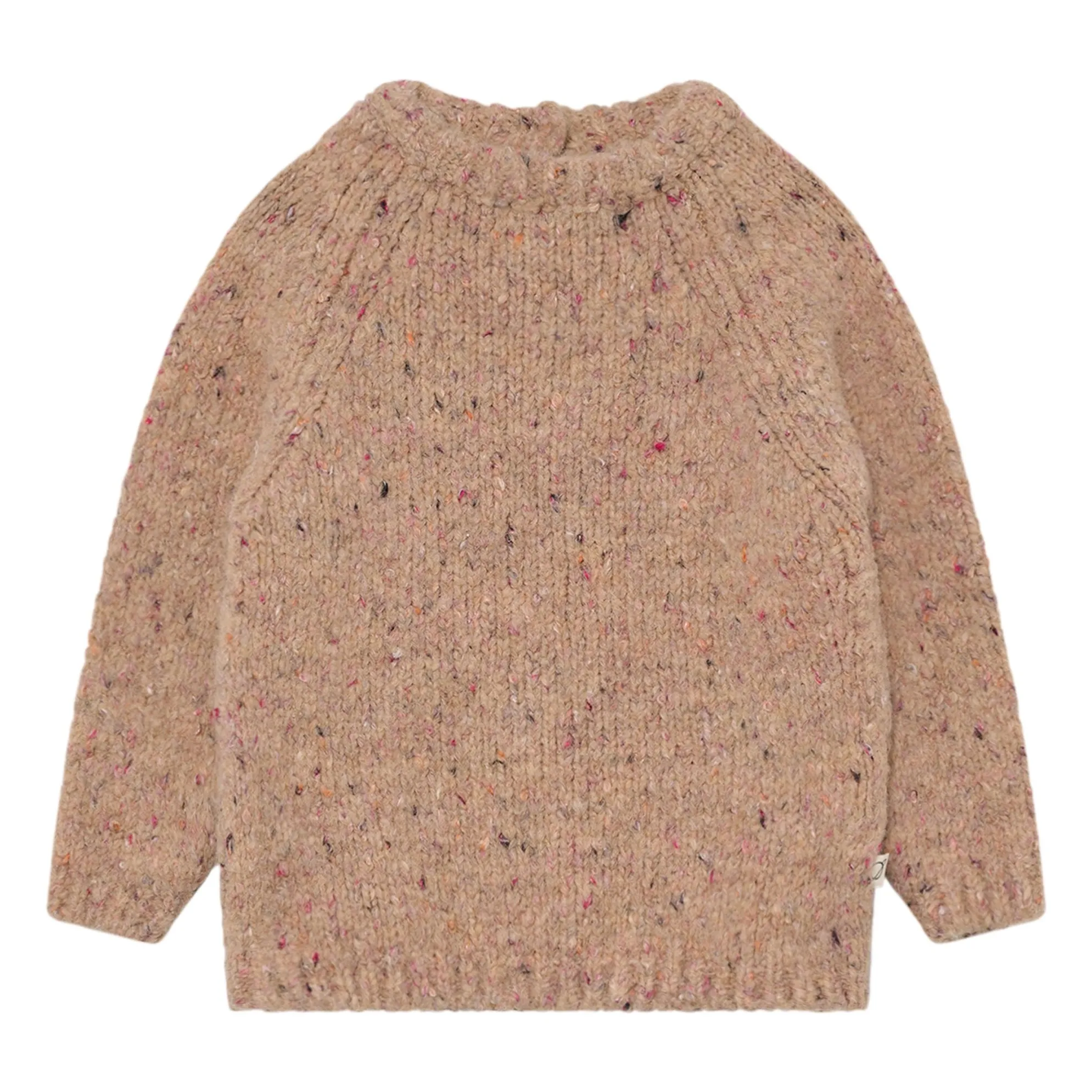 Cozmo Pink Drew Mouchetée Baby Sweater