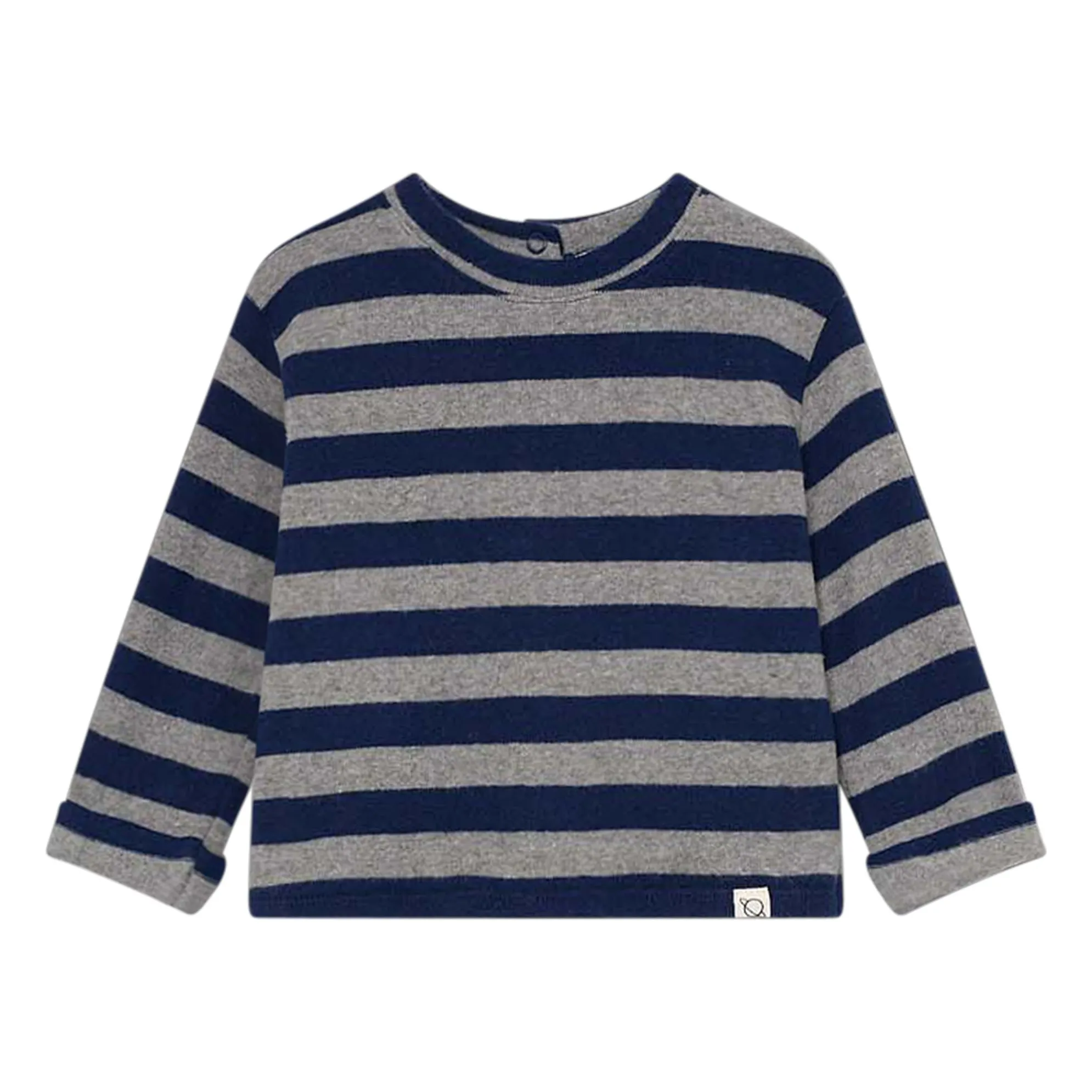Cozmo Grey Striped Pau Sweater