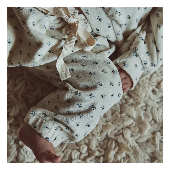 Cinnamon Floral Velvet Harem Pants | Azul