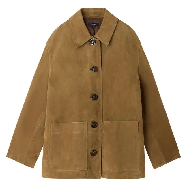 Chaqueta de piel de cabra Vincenzo | Ébano
