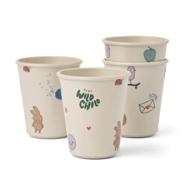 Lana Cups - Set of 4 | Tamtam/Sandy