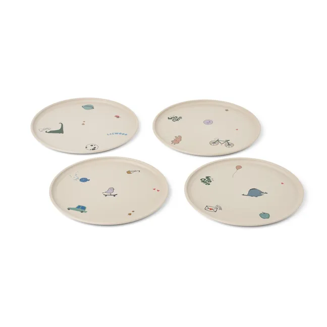 Remco Plates - Set of 4 | Tamtam/Sandy