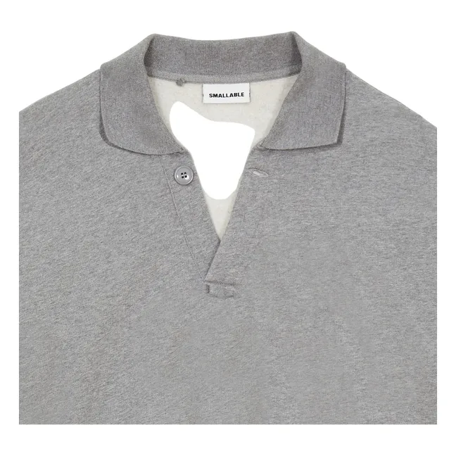 Bob Polo neck sweatshirt | Heather grey