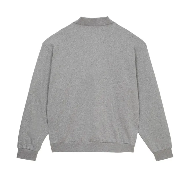 Bob Polo neck sweatshirt | Heather grey
