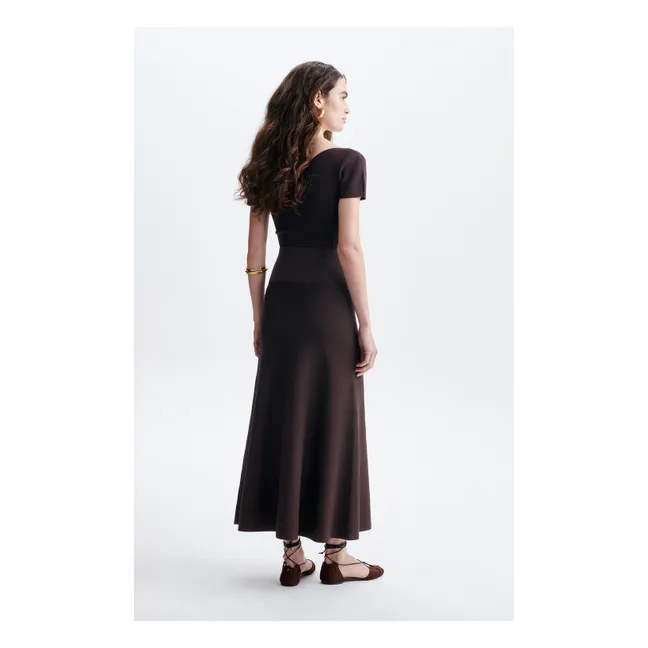 Jupe Longue Hidaya | Marron