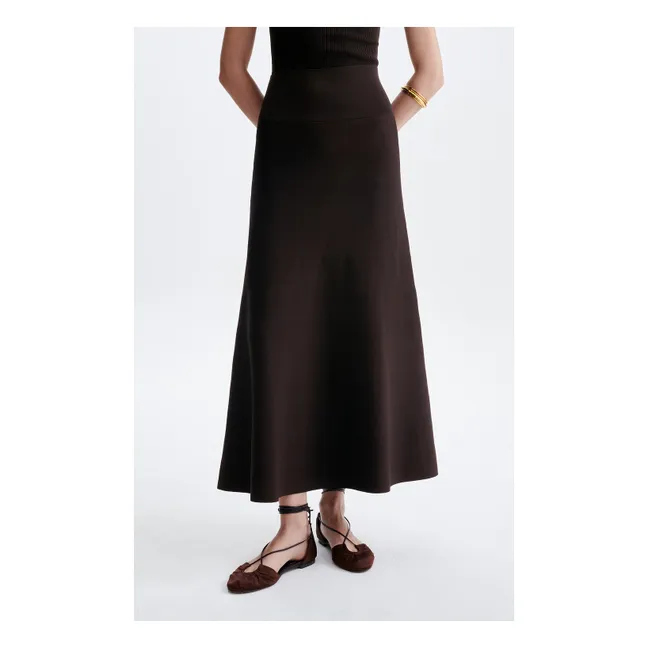 Jupe Longue Hidaya | Marron