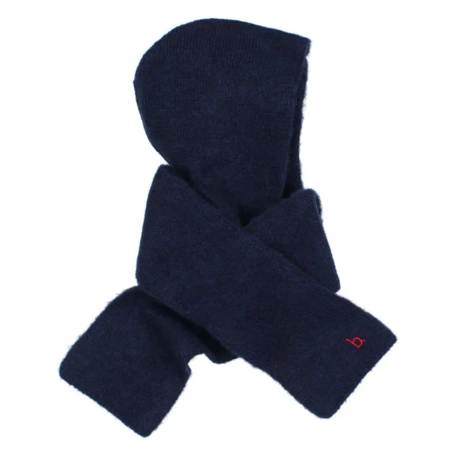 Bonnet Echarpe Girly | Bleu marine
