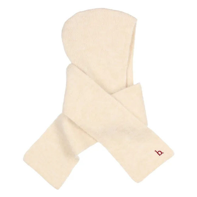 Girly Beanie Scarf | Ecru