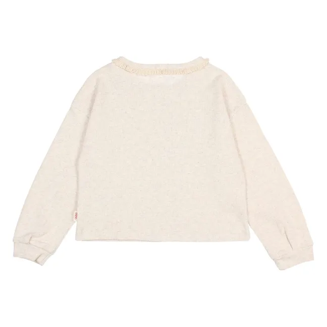 T-shirt Côtelé Girly | Beige