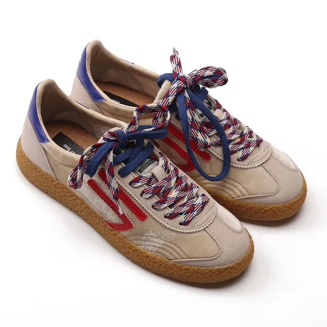 Basket Xs Vegan Lame | Beige