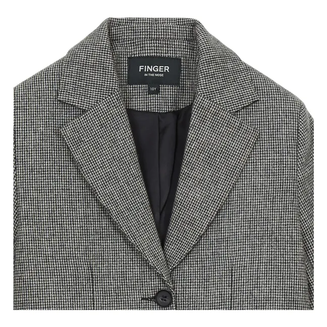 Welly Houndstooth Jacket | Black