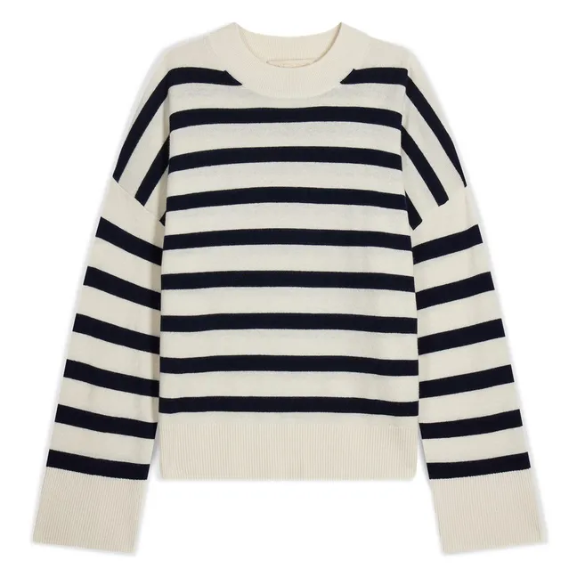 Pull Haris Laine Mérinos | Ecru