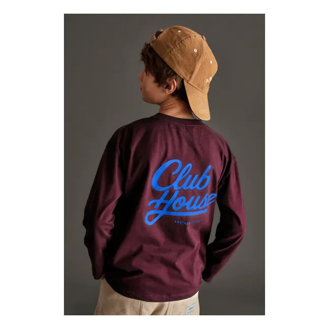 Club House T-shirt | Burgundy