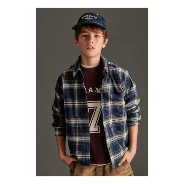 Chemise Lorenzo Carreaux | Bleu