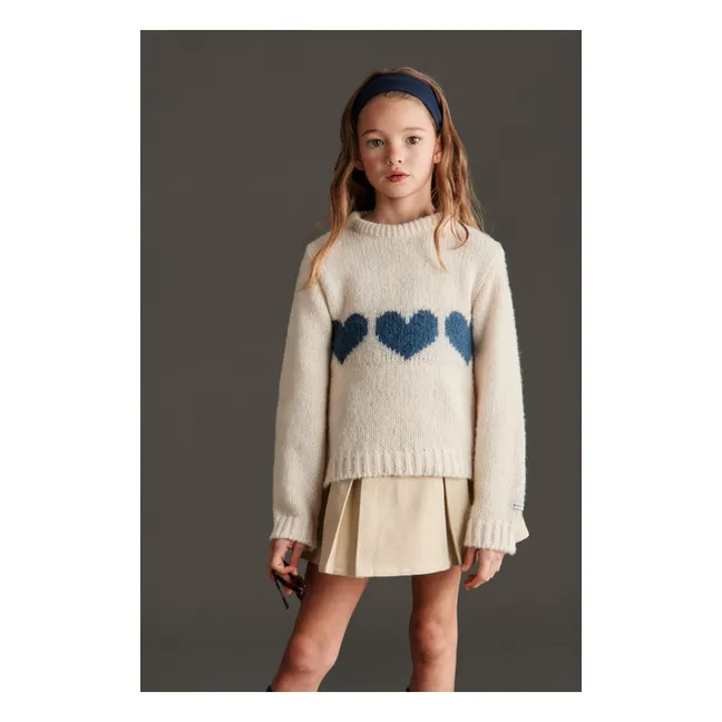 Pull Mia Cœurs | Crème