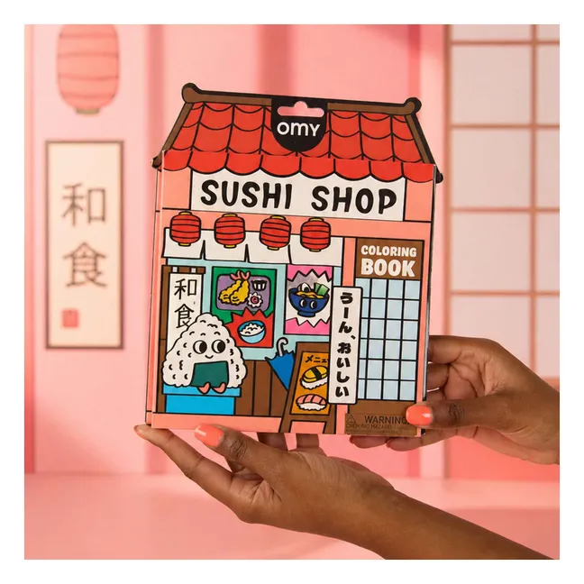 Carnet de coloriage Boutique - Sushi Shop