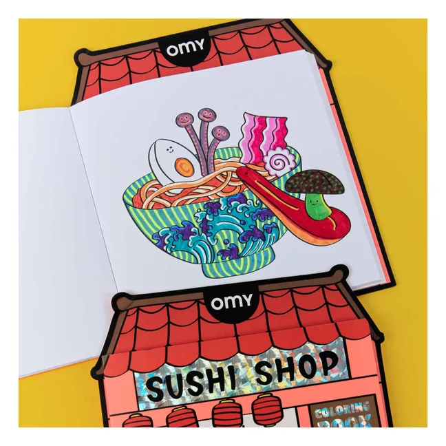 Carnet de coloriage Boutique - Sushi Shop