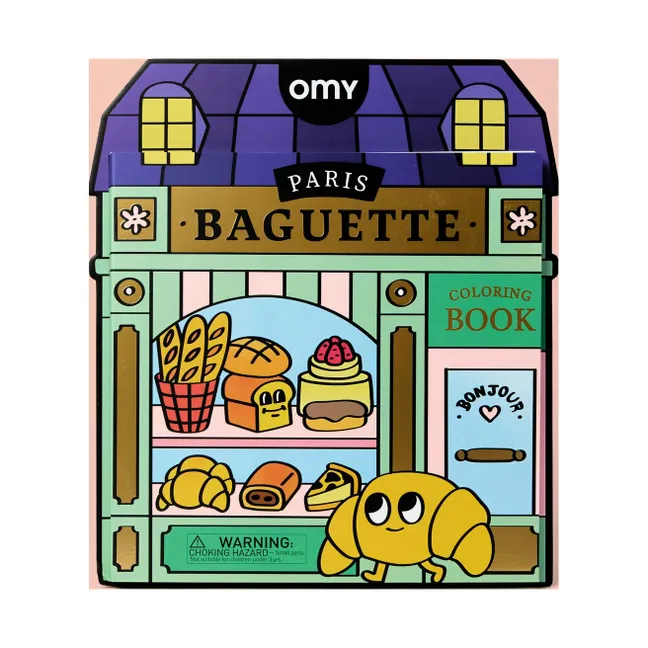 Carnet de coloriage Boutique - French Baguette