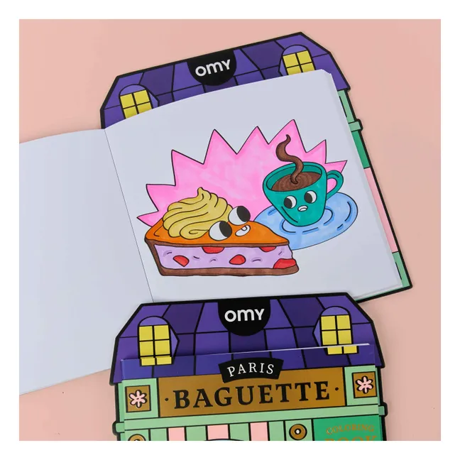 Carnet de coloriage Boutique - French Baguette