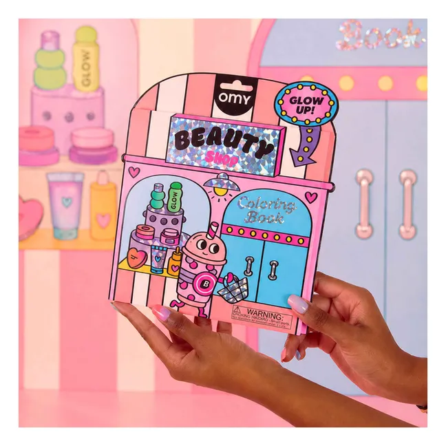 Carnet de coloriage Boutique - Beauty Shop