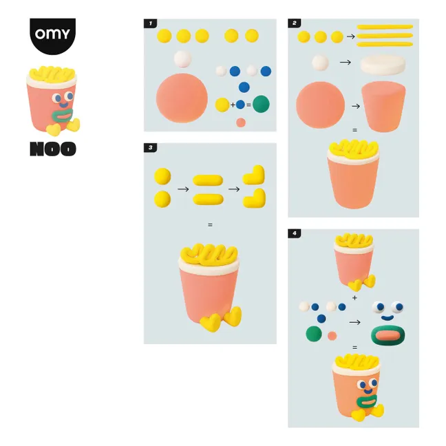 Kit de endurecimiento de arcilla para modelar - Noo