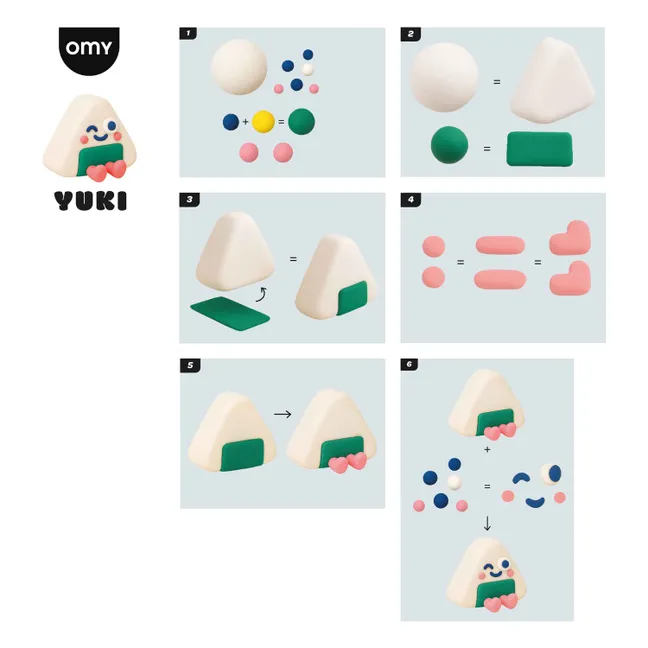 Kit de plastilina endurecible - Yuki