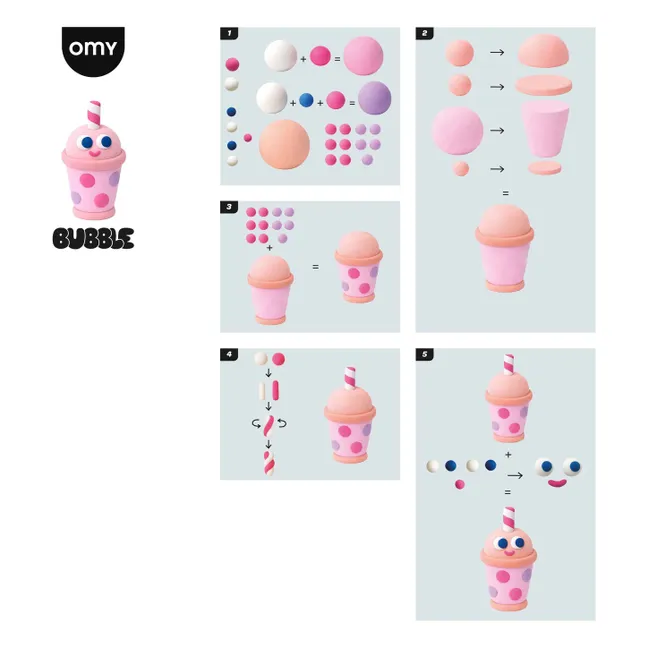 Kit de plastilina endurecedora - Burbuja