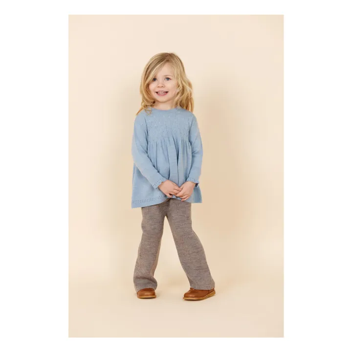 Pantaloni a coste in lana merino | Marrone- Immagine del prodotto n°2