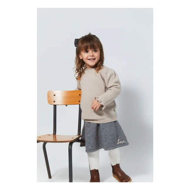 Jupe Cachemire | Gris