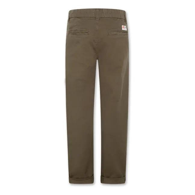Pantaloni Chino Barry | Verde militare