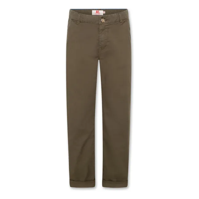Pantaloni Chino Barry | Verde militare