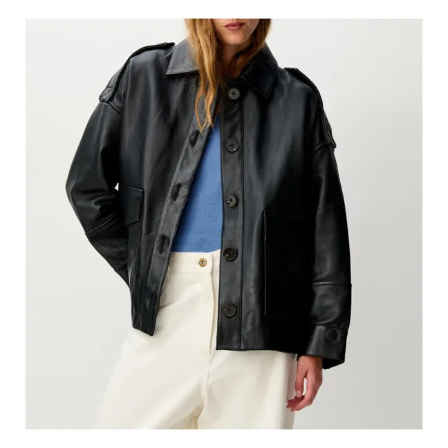 Veste Harriboyd Cuir | Noir