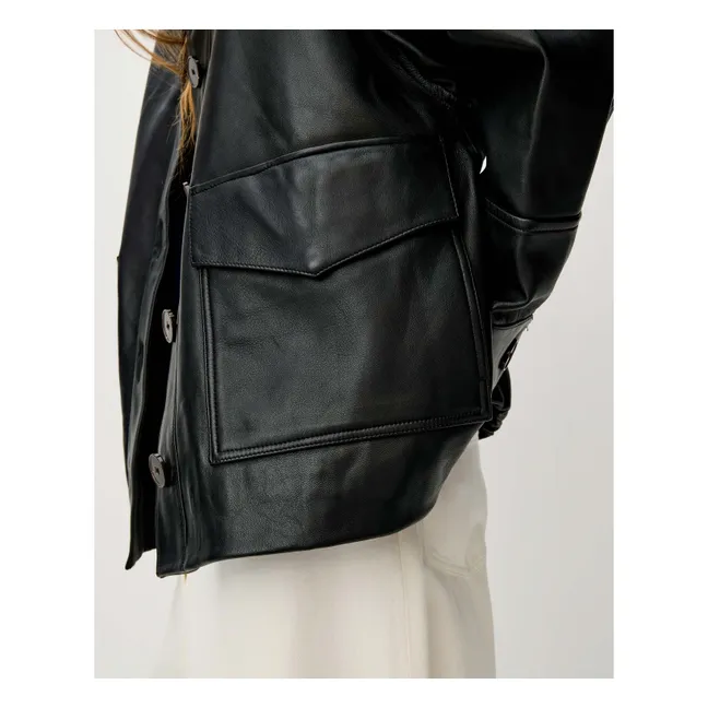 Veste Harriboyd Cuir | Noir