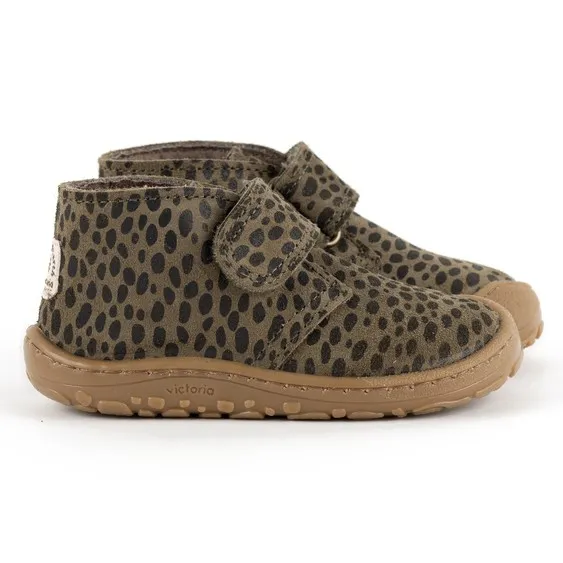 Bosco Leopard Scratch Boots | Khaki