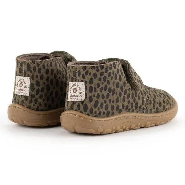 Bosco Leopard Scratch Boots | Khaki