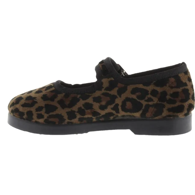 Ballerines Gong Fu Léopard | Marron