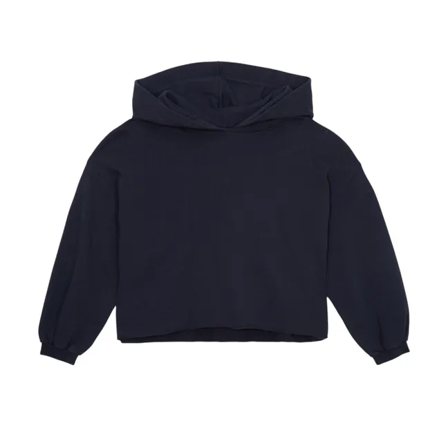 Sudadera con capucha Mayflower Algodón orgánico | Azul Marino