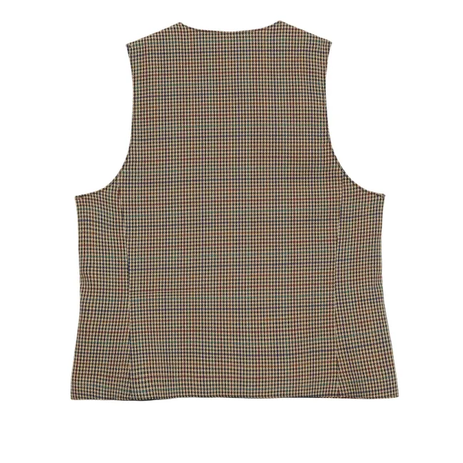 Marta Houndstooth Cardigan | Beige