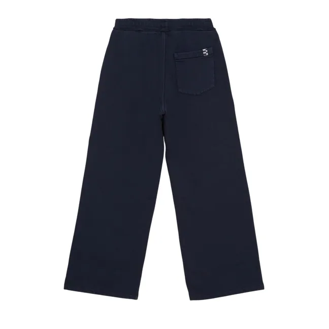 Renzo Organic Cotton Jogger Pants | Navy blue