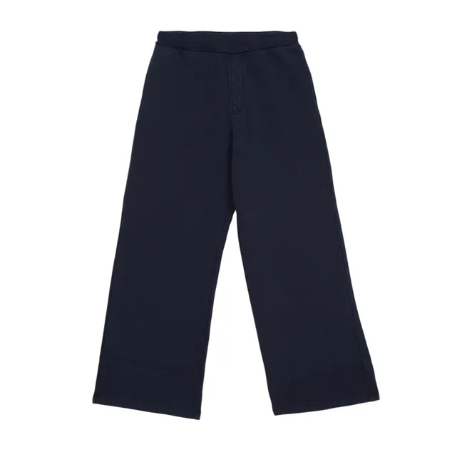 Renzo Organic Cotton Jogger Pants | Navy blue